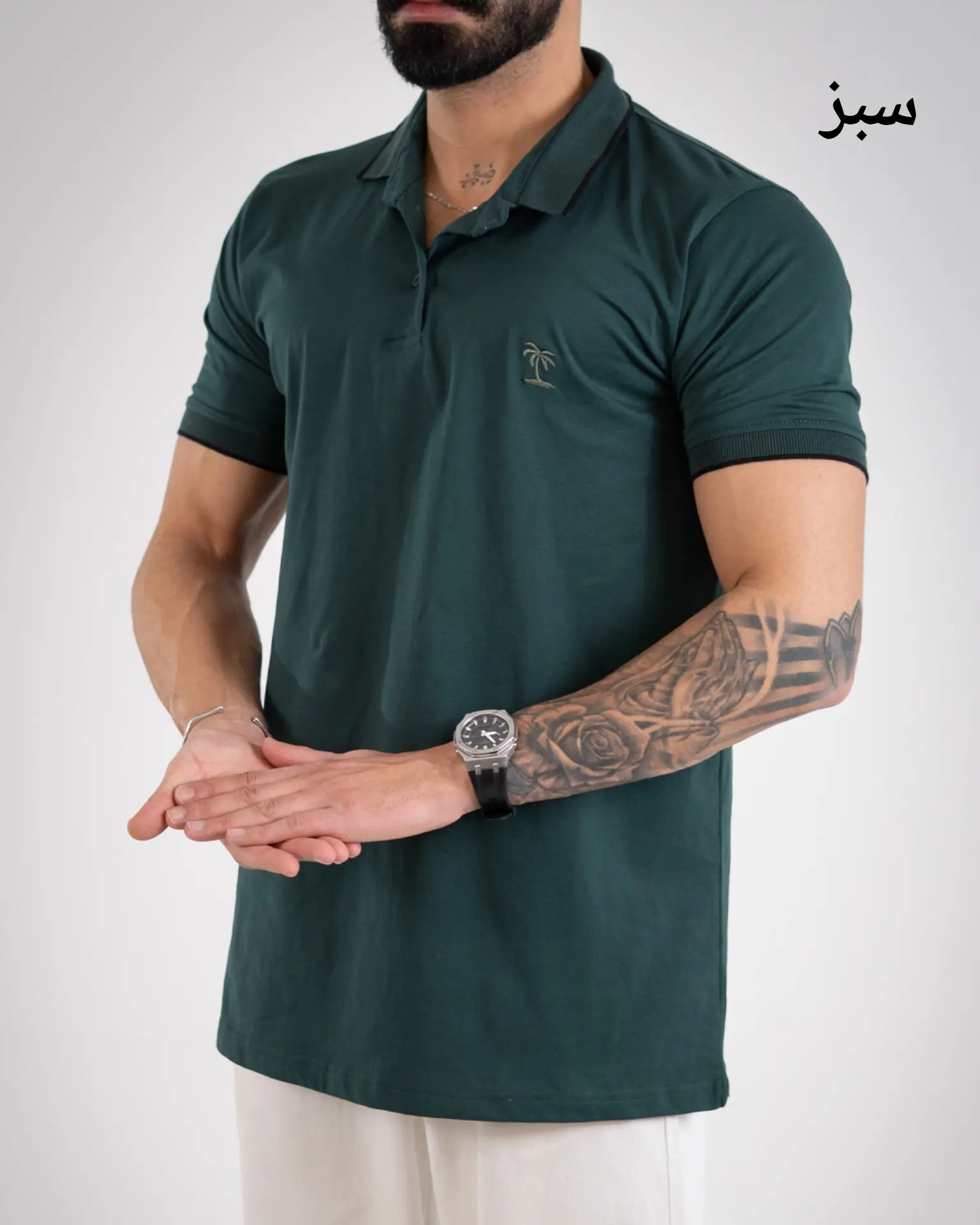 تیشرت یقه دار کوروش-کد4908