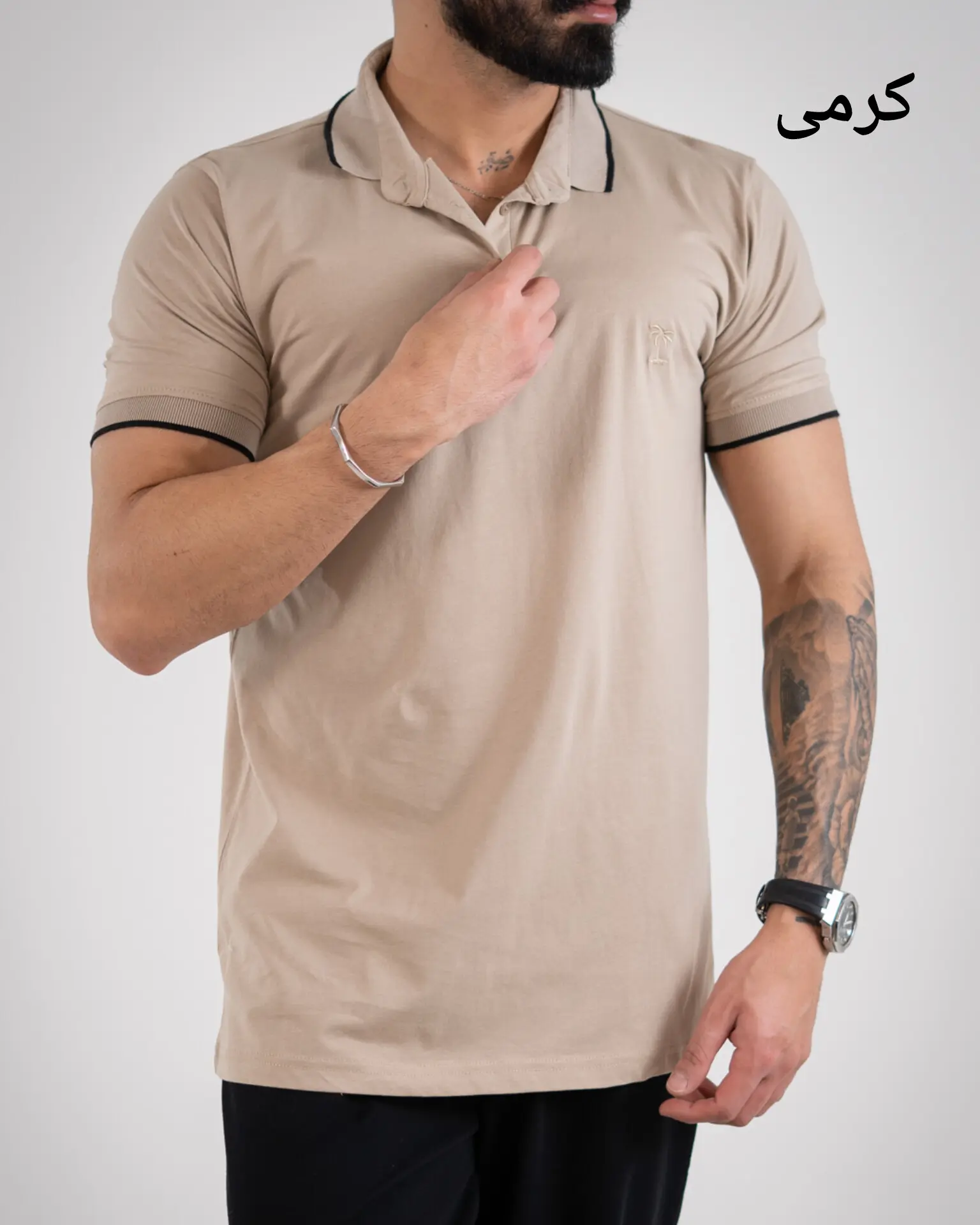 تیشرت یقه دار کوروش-کد4908