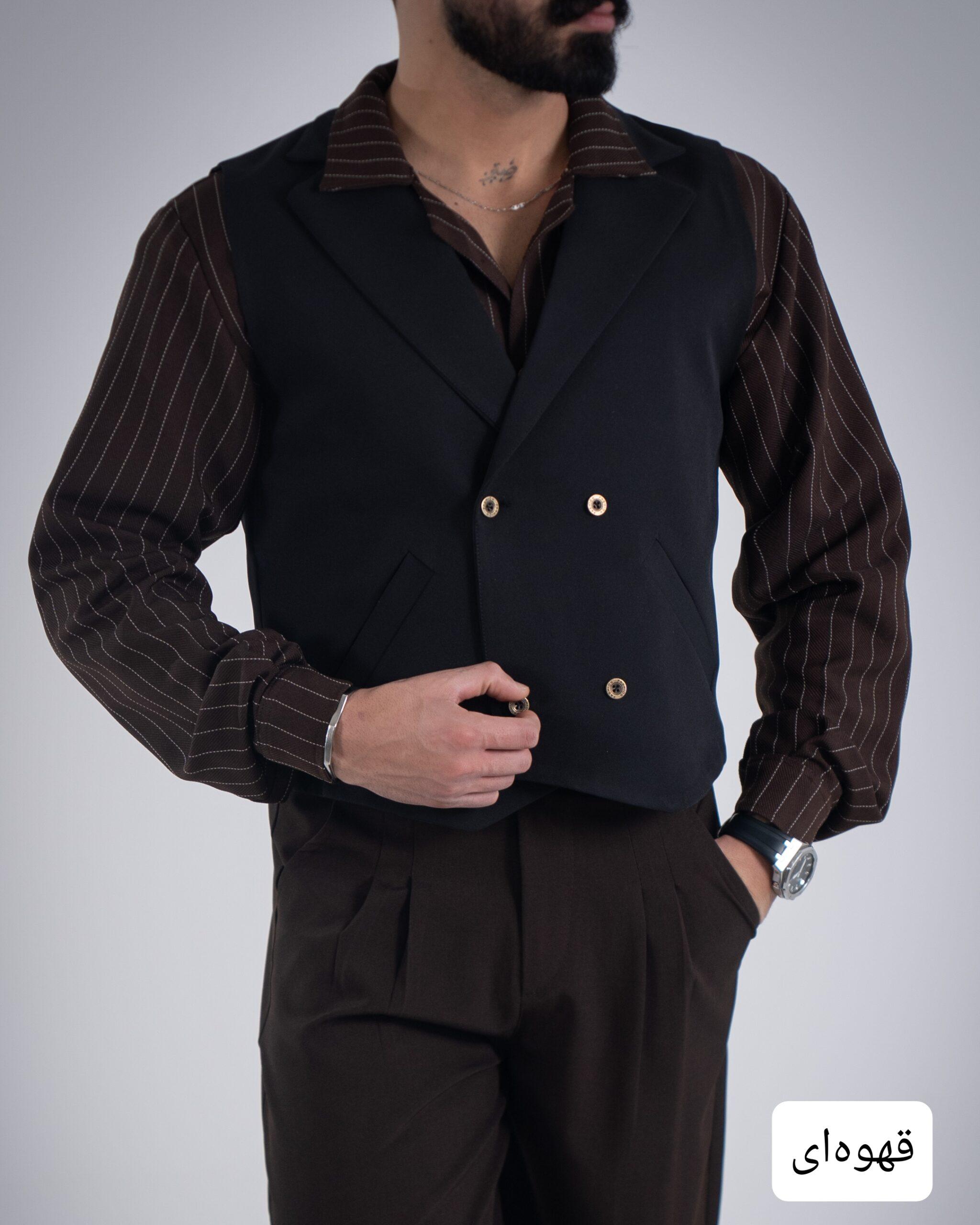 پیراهن و جلیقه تندیسی-کد4887