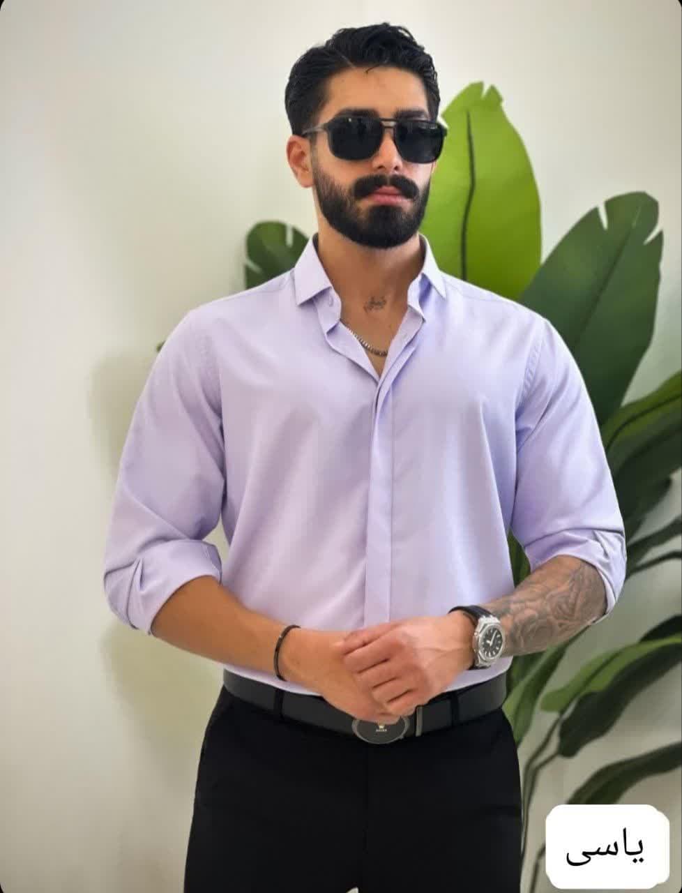 پیراهن پارچه ای ساده_کد4451