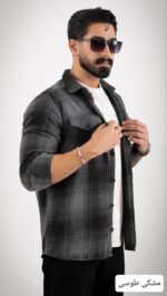 پیراهن مردانه پشمی کیارش_کد4639 - Image 3