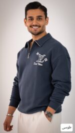 دورس مردانه نیم زیپ لویزویتون_کد4623 - Image 8