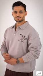 دورس مردانه نیم زیپ لویزویتون_کد4623 - Image 4