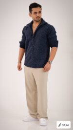 پیراهن مردانه پشمی پرهام_کد4624 - Image 5