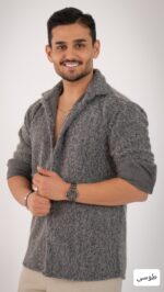 پیراهن مردانه پشمی پرهام_کد4624 - Image 4